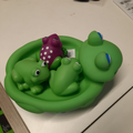 grenouille bain