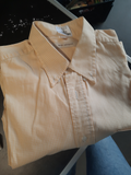 chemise homme vichy jaune /blc