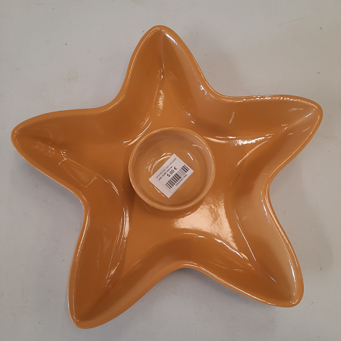 plat etoile marron
