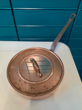 Sauteuse avec couvercle cuivre Faucogney D 22cm