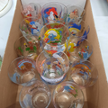 17 Verres a moutarde disney. 1 euro chaque