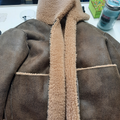 Veste en peau réversible Mango S