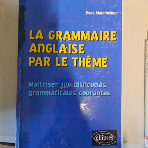 livre la grammaire anglaise par le theme