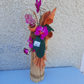 déco en bois de fleurs