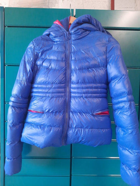 ??Blouson bleu et rose:TS