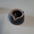 Petit POT EN GRÈS bleu Fait main Grèce
