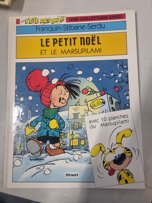 bande dessinée Le petit Noël et le marsupilami.