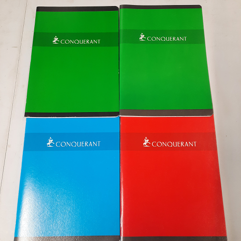 lot de 4 cahiers neuf