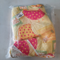 tissus enfant jaune /fuschia