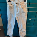 jean blanc femme zara 36