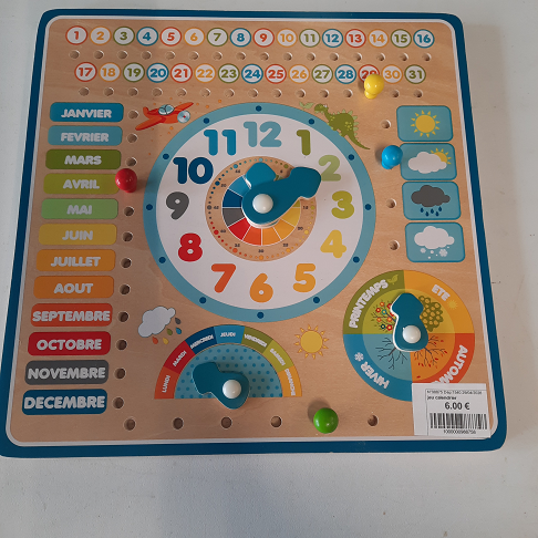 jeu calendrier