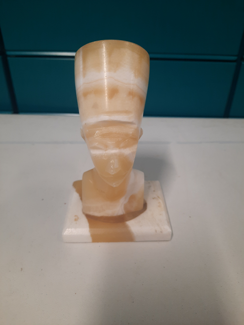 Tête Nefertiti en marbre déco