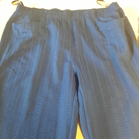 pantalon bleu elastique