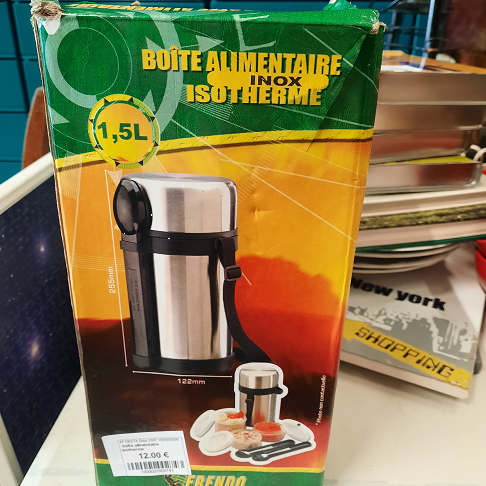 boîte alimentaire isotherme