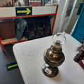 Lampe à pétrole en laiton