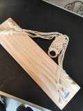 Étagère macramé