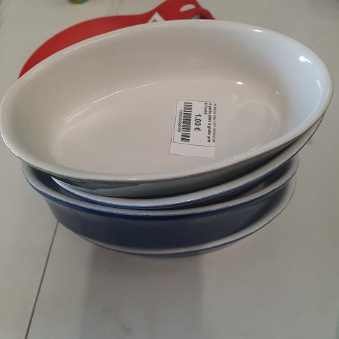 lot de 4 petits plats à gratin