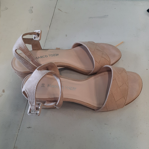 Chaussures femme rose poudré Marco Tozzi pointure 38