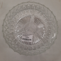 Plat rond en verre 3 compartiments