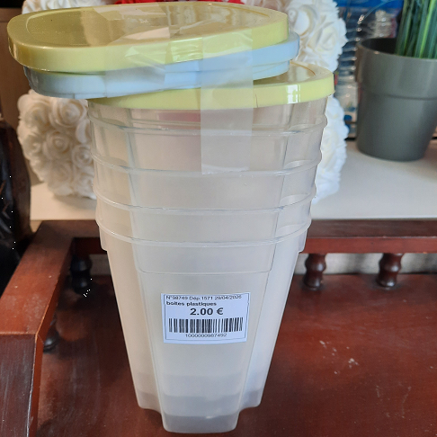 boites plastiques