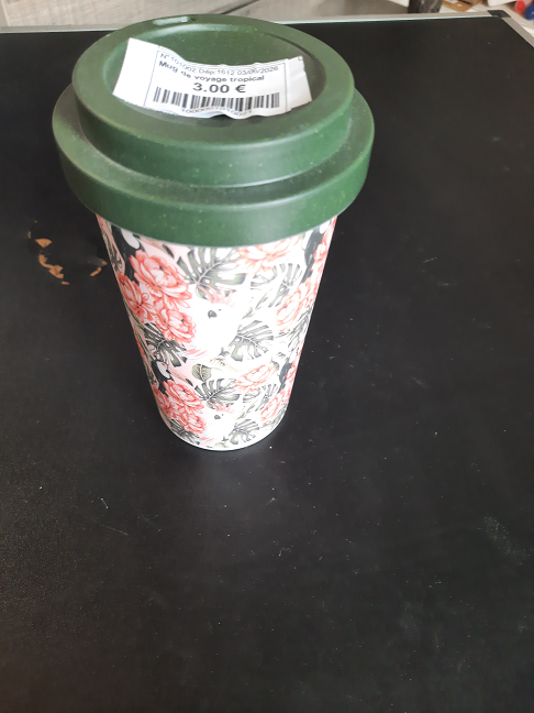 Mug de voyage tropical