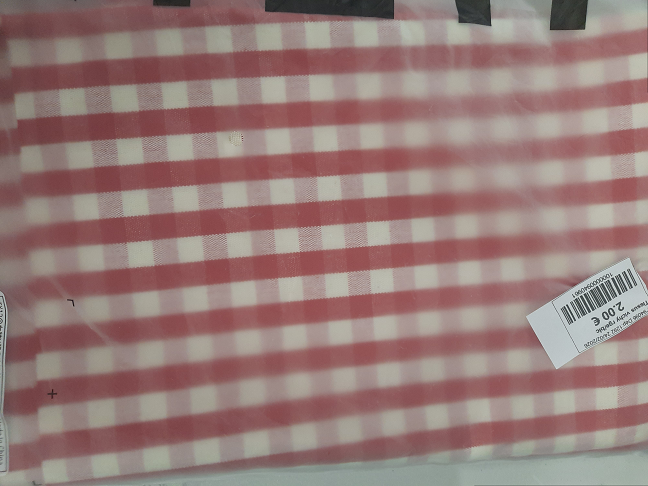 Tissus vichy rge/blc