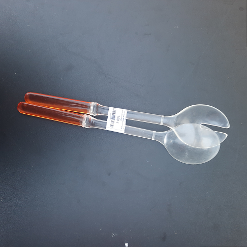 Couverts salade plastique manche orange