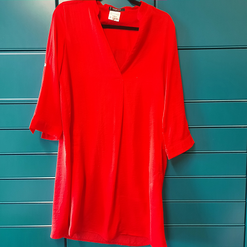 Robe rouge M3/4 Mango T38/40