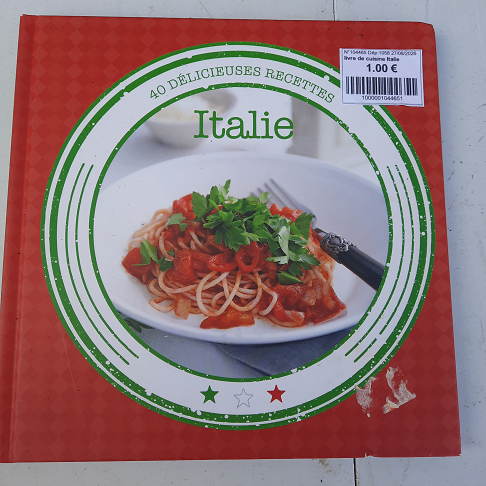 livre de cuisine Italie
