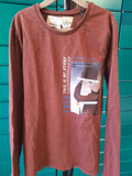 T-shirt IKKS bordeaux 10 ans