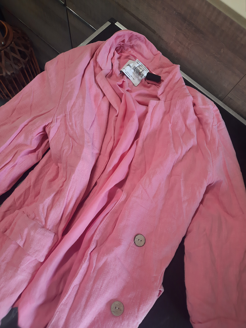 Veste rose Stradivarius