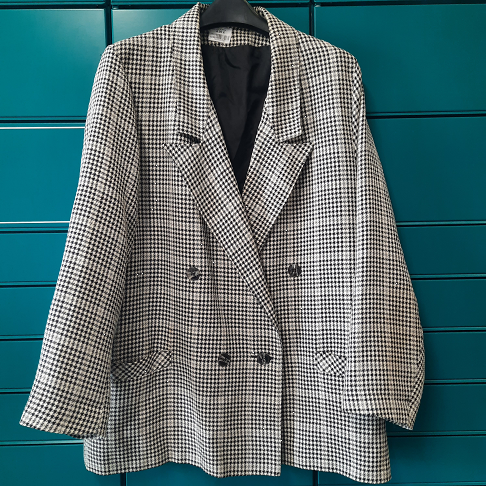 Blazer pied de poule