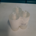 3 pousse pousse verrine ou glace blanc