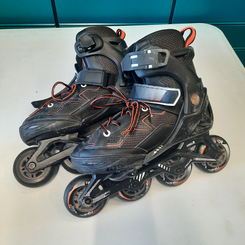 rollers noir orange 32-35