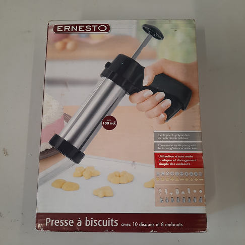Presse à biscuit avec disques et  embouts ERNESTO