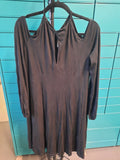 Robe noire jersey