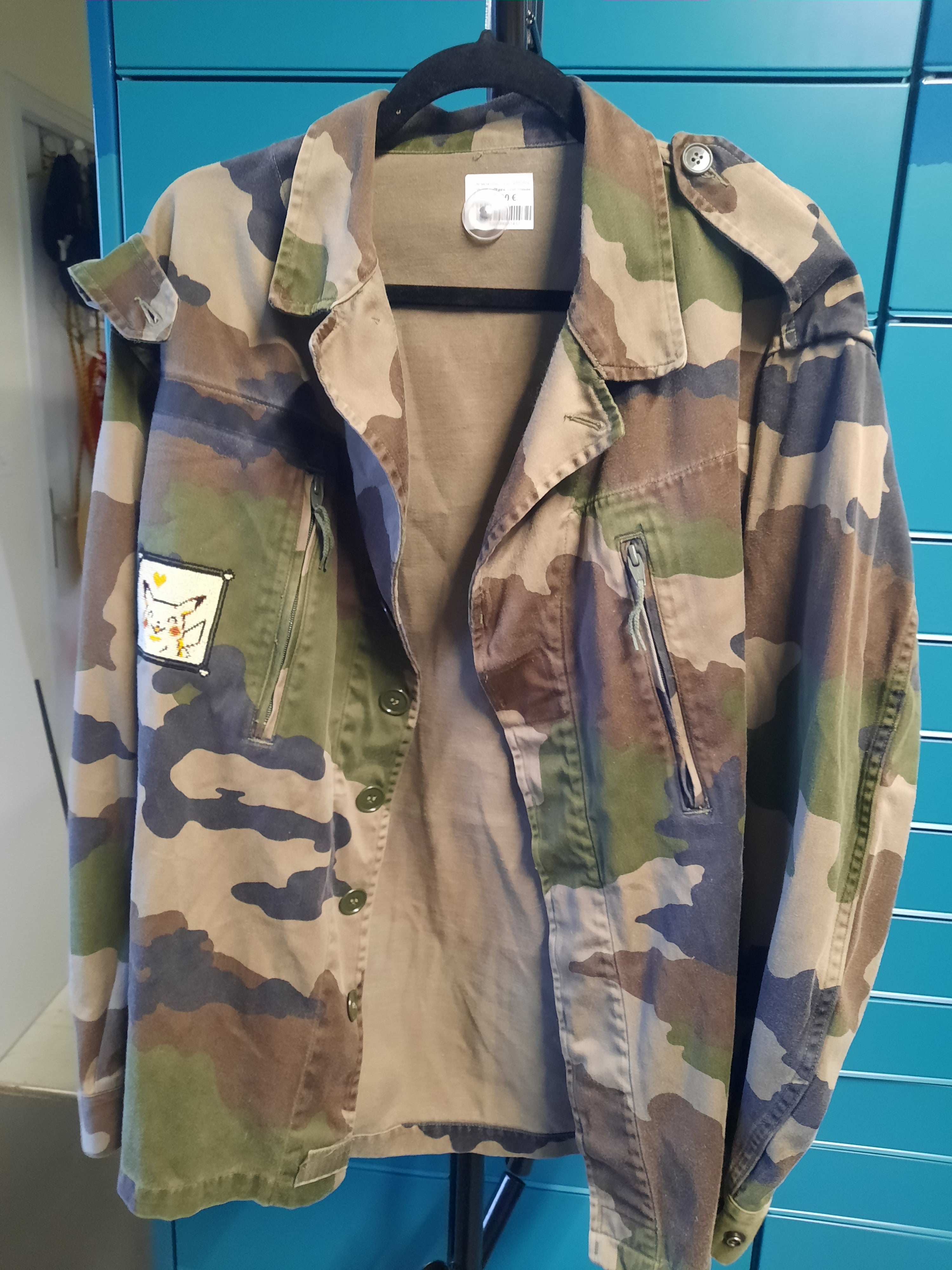 Veste militaire customisée