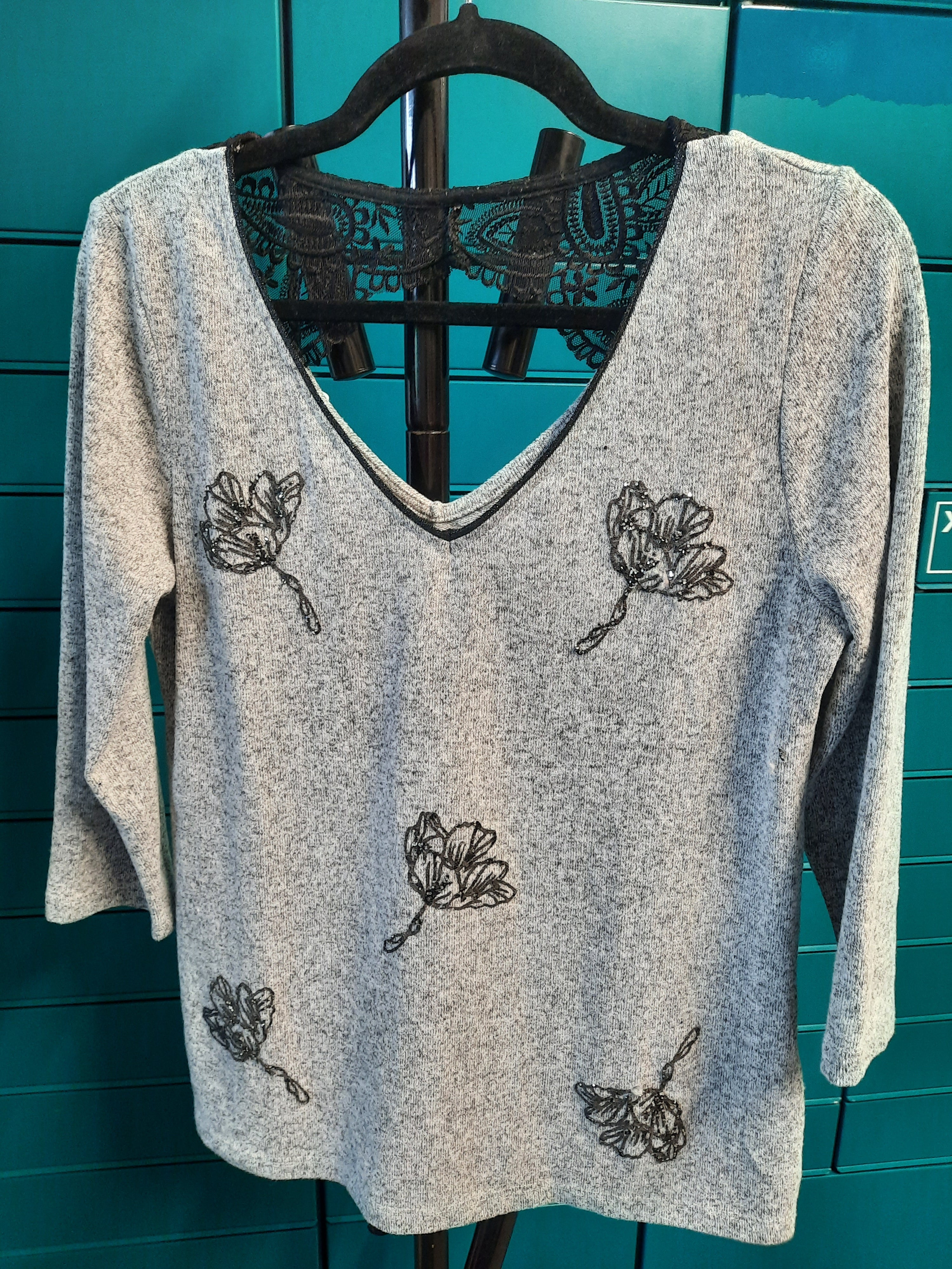 Pull Grain de malice manches 3/4 taille 38