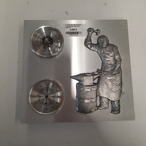Thermomètre baromètre  forgeron