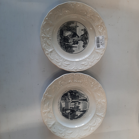 lot 2 assiettes J.Vieillard