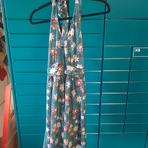 Robe verte dos nu taille S