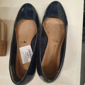 paire de chaussure compensée bleue taille 37