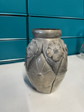 Ancien vase ovoïde étain