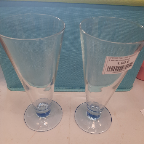 2 verres à cocktail