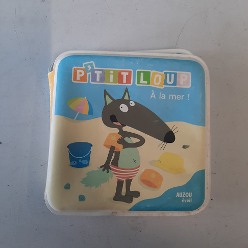 livre bain ptit loup la mer