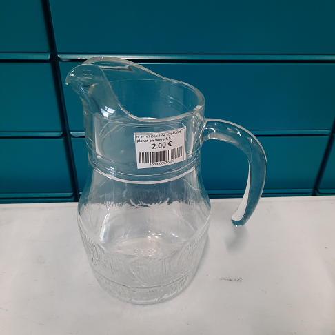 pichet en verre 1,5 l