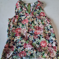 Haut femme sans manche  fleurs