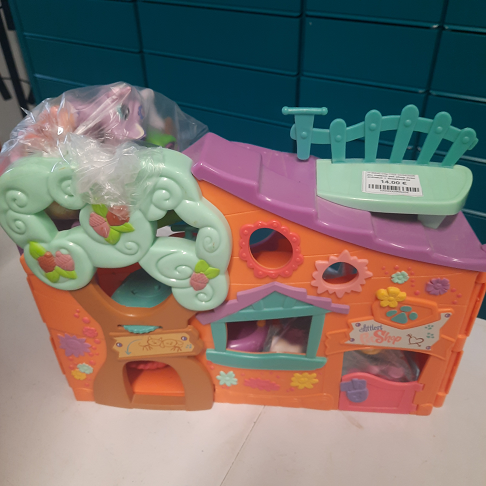 jeu maison pet shop avec animaux + accessoires