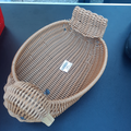 Panier osier canard