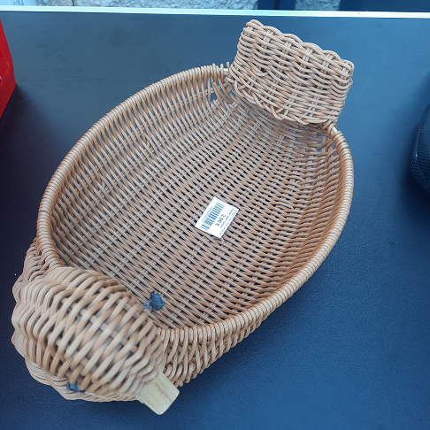 Panier osier canard